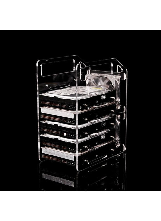 Generic - Digital Computer/mobile Hard Drive Box Usb 3.0 Superspeed Interface High-speed Data Transfer Durable Aluminum Alloy Enclosure-Color:8-layer Transparent - Image 1