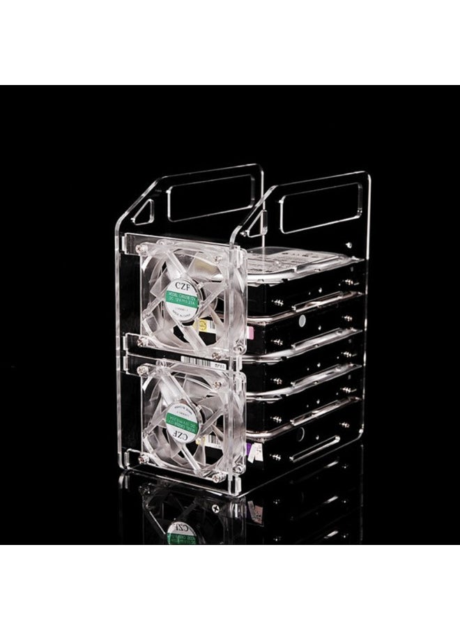 Generic - Digital Computer/mobile Hard Drive Box Usb 3.0 Superspeed Interface High-speed Data Transfer Durable Aluminum Alloy Enclosure-Color:8-layer Transparent - Image 1