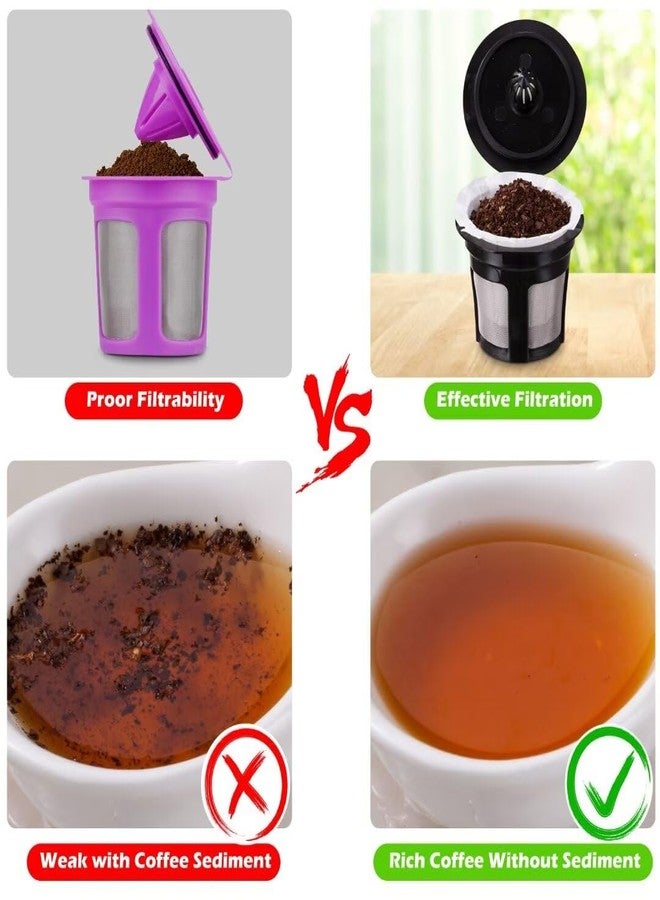 Kicovitifa Disposable Paper Coffee Filters, Keurig K Cup Paper Filters for Keurig Single Brewer Reusable Cups, K-cup Coffee Pods, Fits All Brands Reusable K Cups (300) - Image 3
