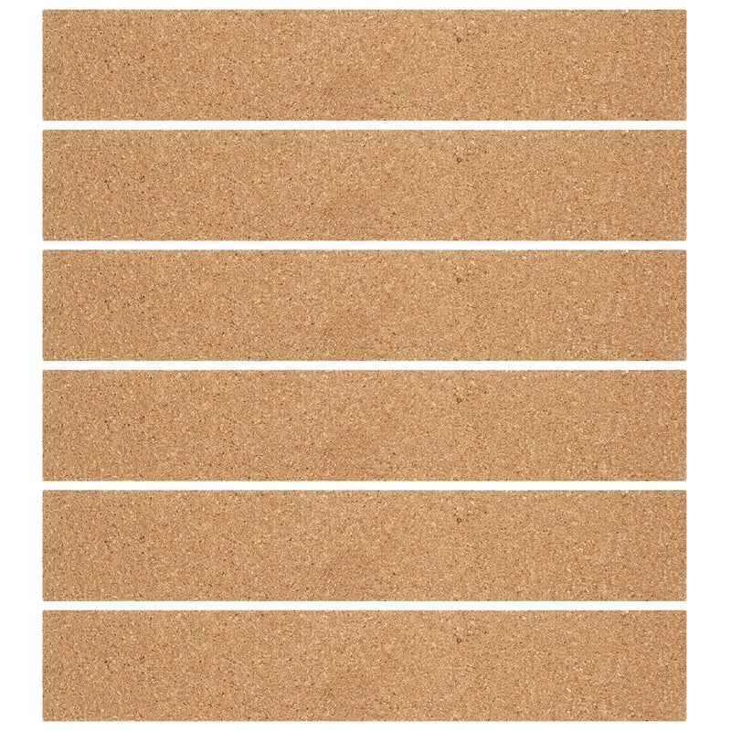 12 pcs Cork Board Cork Announcement Board Strips Cork Batten Strips Frameless Memo Board Strips - Image 4