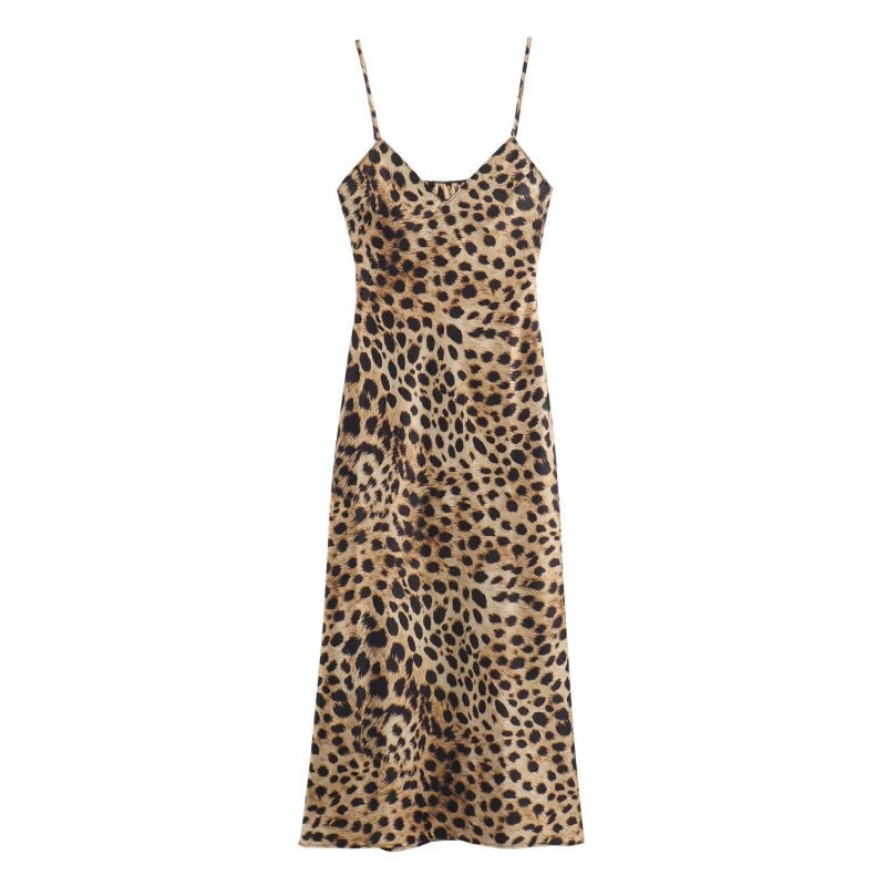 New Women'S Clothing Women'S Silk Satin Texture Underwear Style Suspender Dress Slimming - Image 2