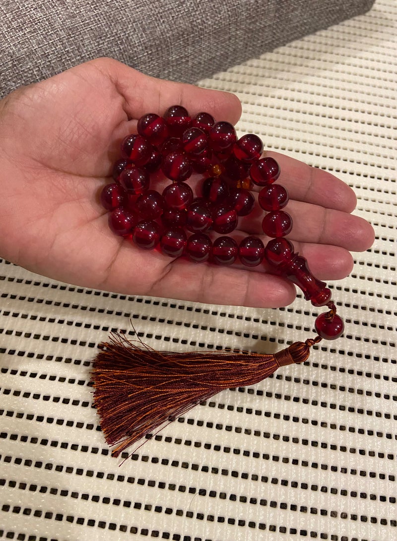 سبحة رجالية من الفاتوران عدد الخرز 33 ومقاس الخرز 12mm*10.5mm - Image 5