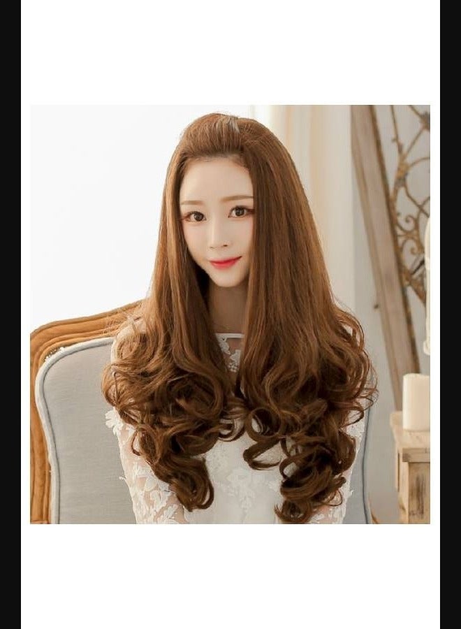 Pop Long Curly Half Wig - Image 3