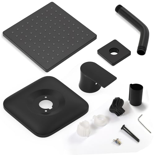 KANDENT Replacement for Moen Genta LX Matte Black High-Pressure Balancing Modern Shower Trim, Compatible with Posi-Temp Valve, including 6.5 inch Showerhead, Shower Arm, Shower Lever Handle, T2472EPBL - Image 5