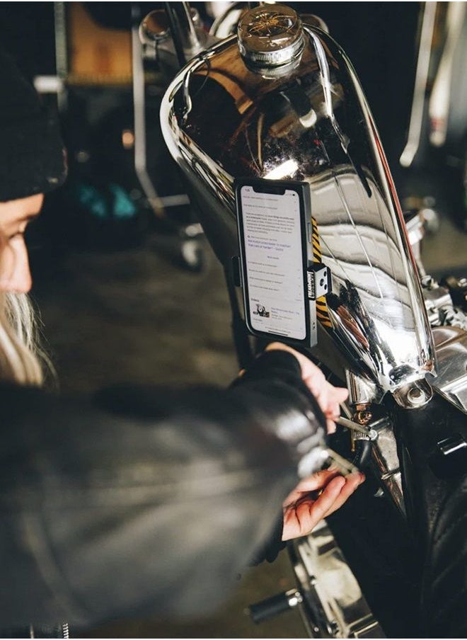 FREAKMOUNT - Billet Magnetic Motorcycle Phone Mount - Billet Solid Aluminum Freaky Strong Magnetic Motorcycle Phone Holder - Harley Davidson Motorcycle Accessories - Fits Nearly All Phones - Image 1