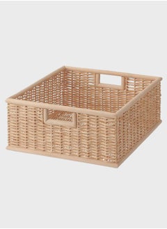 MUJI Square Basket, W 35 x D 37 x H 16 cm, M, Natural  - Image 3