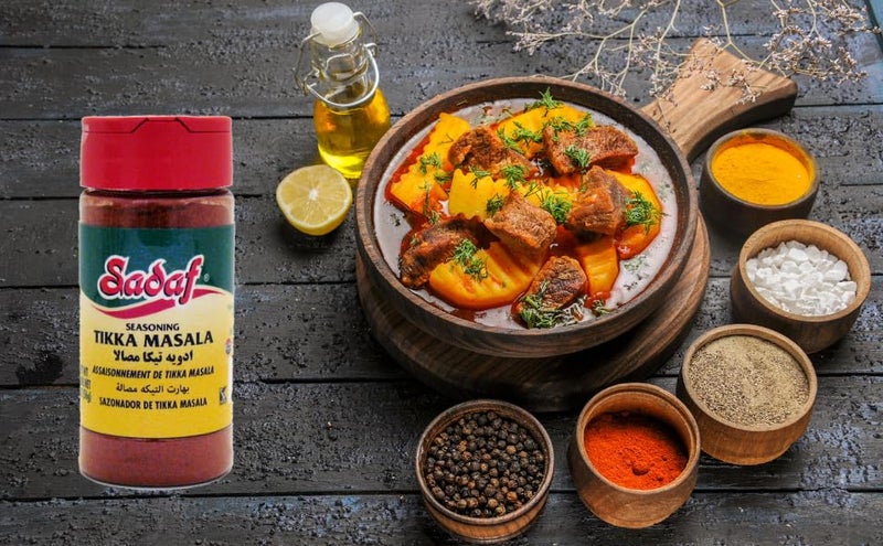 Sadaf Tikka Masala Seasoning - Tikka Masala Spice for Cooking and Food Seasoning - Chicken Tikka Masala Spice -Mediterranean Cuisine - Kosher - 2 Oz Bottle with Shaker Top - Image 2