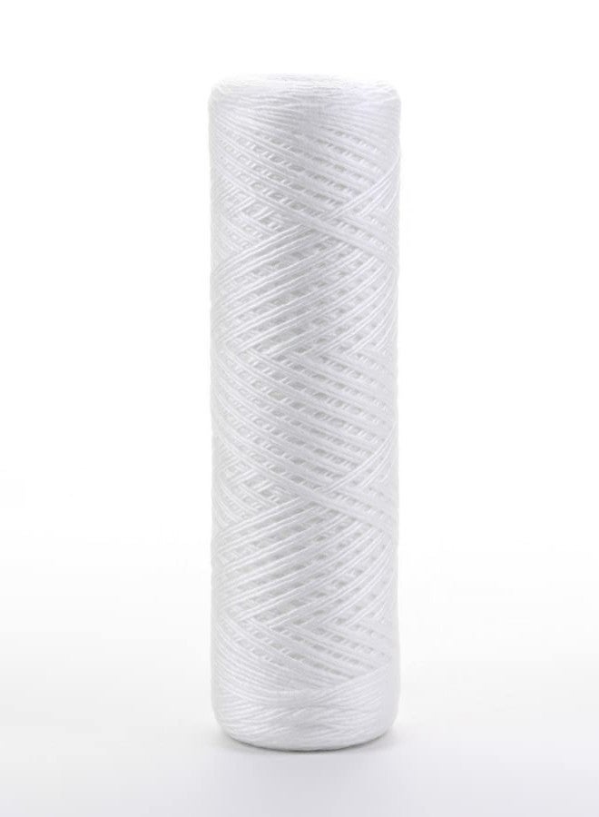 Hydronix SWC-45-1010 Universal Whole House Sediment String Wound Water Filter Cartridge 4.5" x 10" - 10 Micron - Image 2