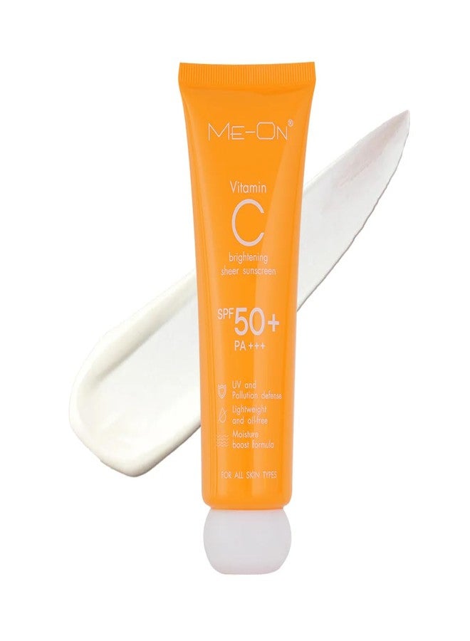 ME-ON Sunscreen SPF50 +++ (Vitamin C, 50, Sun Protection Factor (SPF)) - Image 1