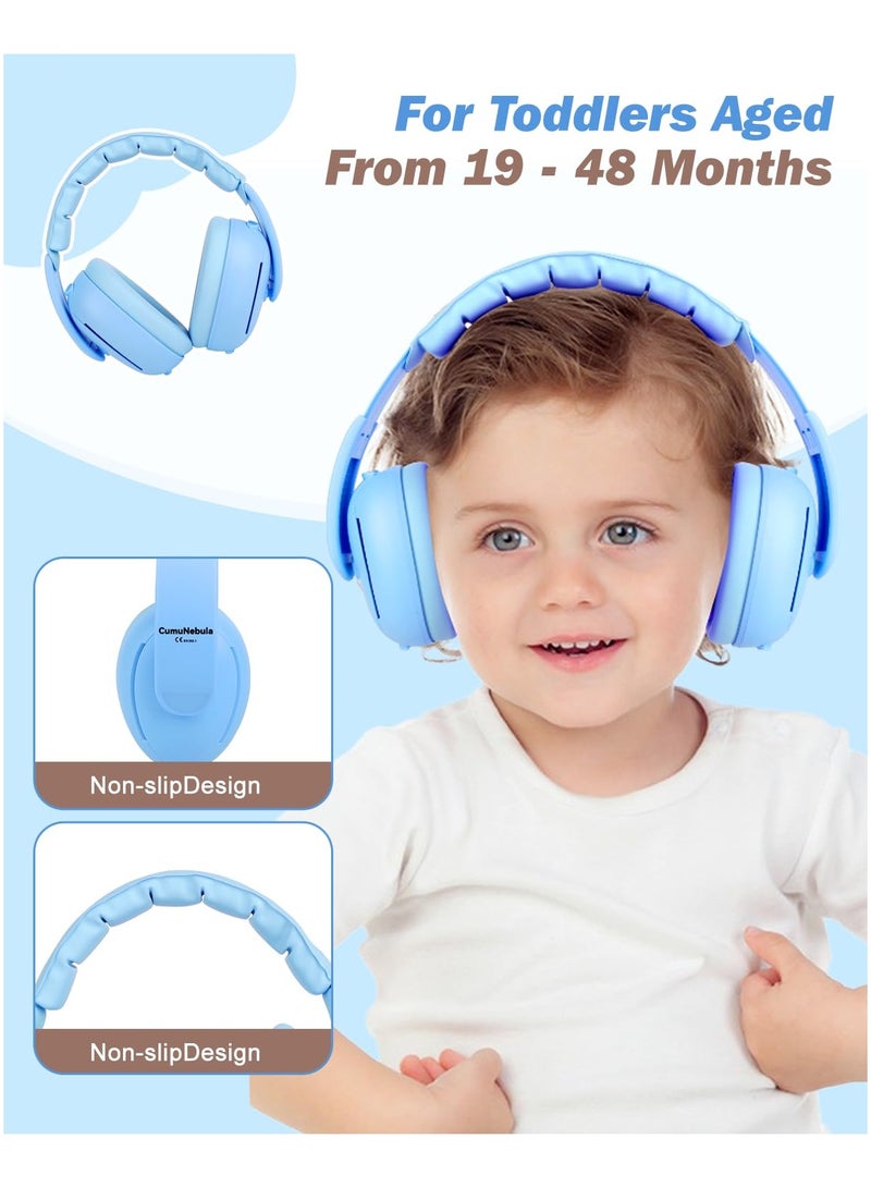 Flushrenic Infant ear protection earmuffs, infant ear muffs for noise protection, infant ear protection devices, infant noise-cancelling headphones, noise-cancelling earmuffs for infants under 36 months, suitable for sleep, travel, live concerts and events. - Image 4