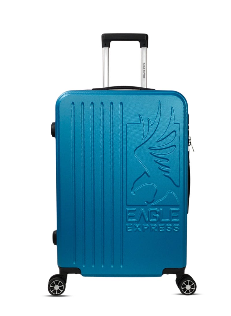Eagle Express SUPERIOR ABS HARD TROLLEY 20,24,28 inch 3 Piece Set BLUE  - Image 2