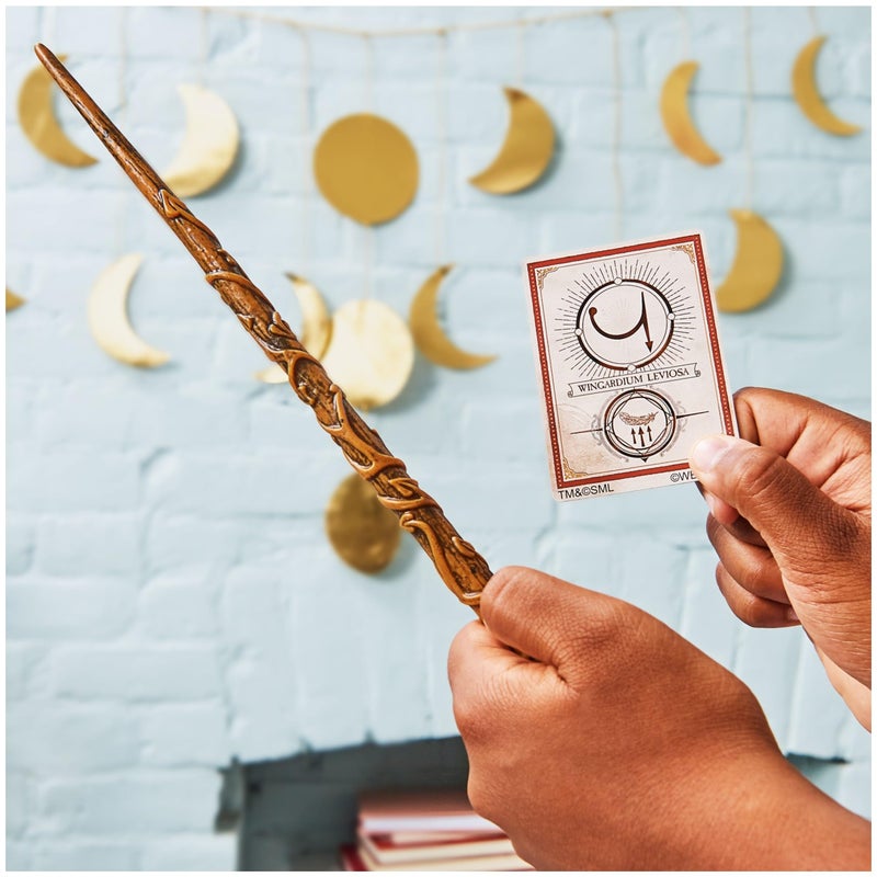 Wizarding World Harry Potter, 12-inch Spellbinding Hermione Granger Magic Wand with Collectible Spell Card, Kids Toys for Ages 6 and up - Image 3