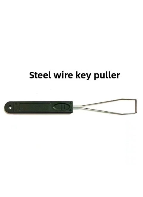 Steel Wire Key Puller Metal Shaft Puller Mechanical Keyboard Universal Shaft Changing Key Cap Key Puller Shaft Puller Two-in-one-Color:single-head Key Puller