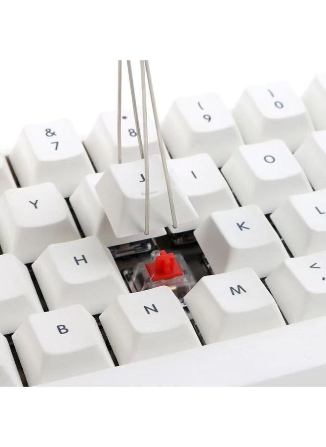Generic - Steel Wire Key Puller Metal Shaft Puller Mechanical Keyboard Universal Shaft Changing Key Cap Key Puller Shaft Puller Two-in-one-Color:single-head Key Puller - Image 1