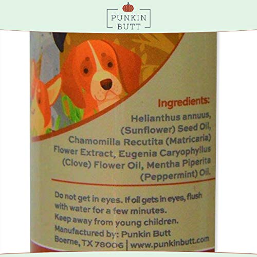 Punkin Butt for Pets Puppy Teething Oil to Stop Chewing and Relieve Discomfort | All Natural, Organic, Safe for Dogs, Chemical-Free (2 oz) - Image 2