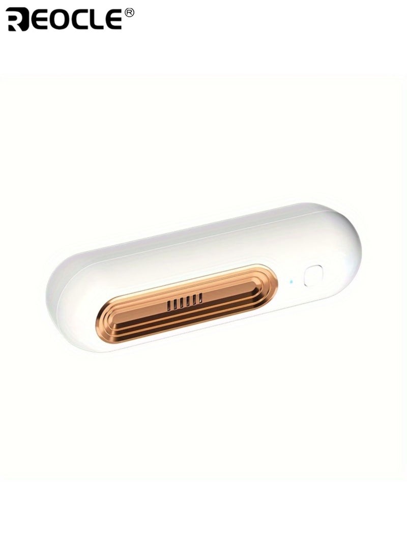 REOCLE Dual Speed Air Purifier with 1200mAh Battery and Washable Carbon Filter Compact Odor Eliminator with Quiet Operation for Refrigerator Shoe Cabinet Pet Area Use - Image 2