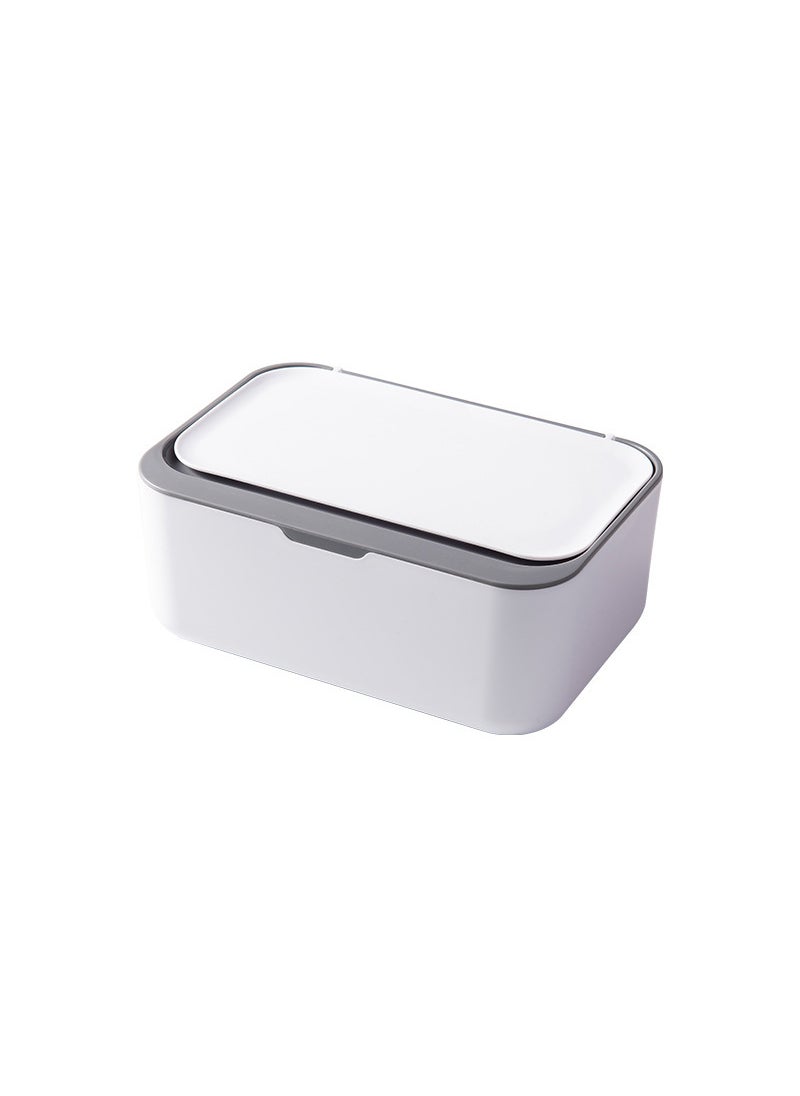 Generic Nordic Simple Wet Paper Tissue Box with Lid Dustproof Moisturizing Storage Tissue Box Household Mask Box with Lid Gray 