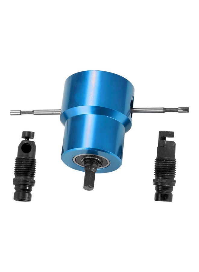 NIBEMINENT Double-Head Sheet Metal Punching Knife Black/Blue - Image 3