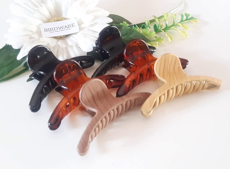 BIRDWARE Medium-Size Multi Color Imported Acrylic Material Butterfly Hair Clips For Women | Hair Clutchers - Image 1