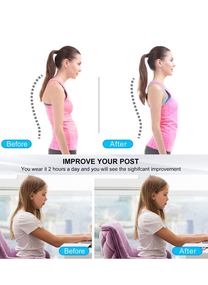 Y&D - Smart Orthosis Induction Correction Belt Adult and Child Sitting Posture Reminder Invisible Anti-hunchback Back Brace with Intelligent Sensor Vibration - Image 1