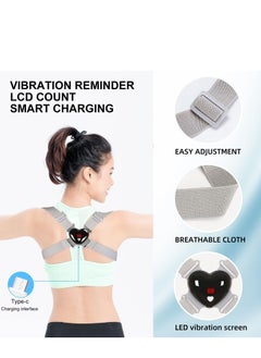 Y&D Smart Orthosis Induction Correction Belt Adult and Child Sitting Posture Reminder Invisible Anti-hunchback Back Brace with Intelligent Sensor Vibration  - Image 5