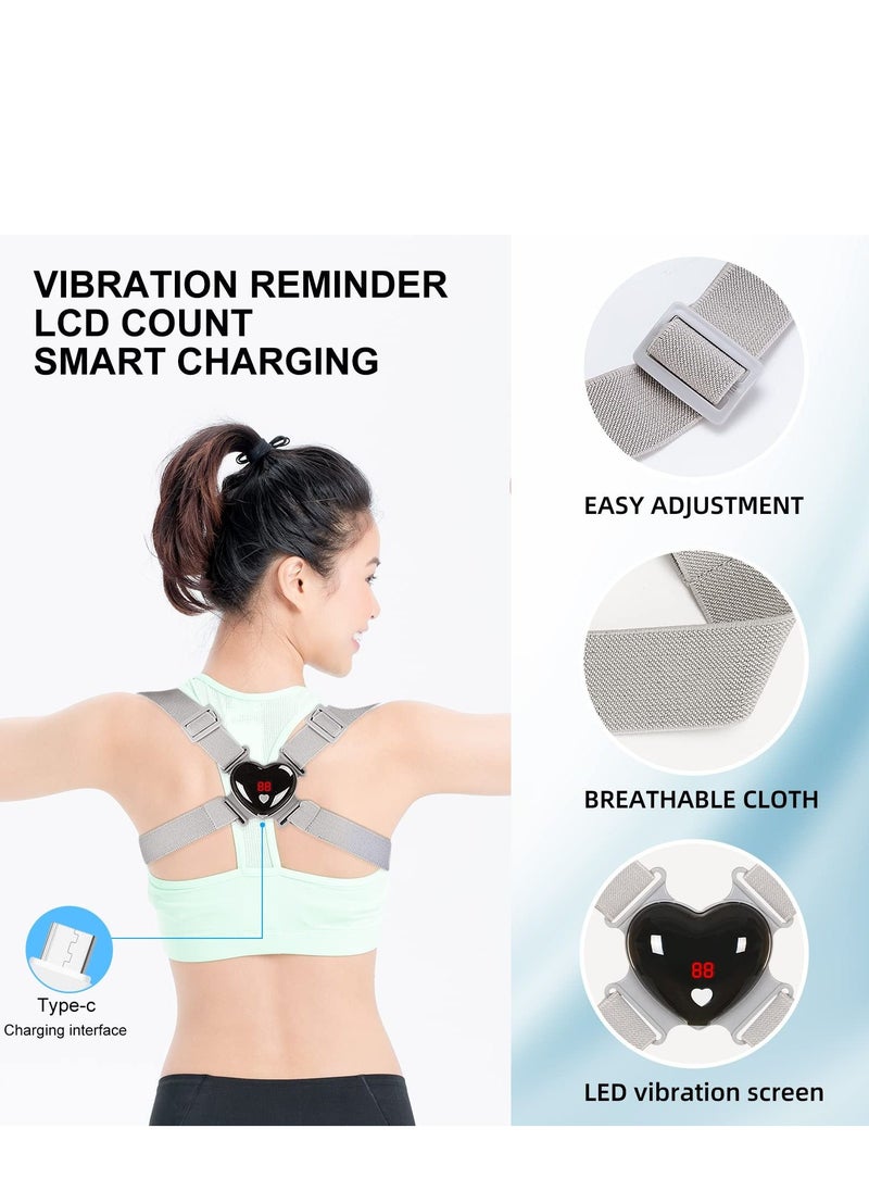 Y&D - Smart Orthosis Induction Correction Belt Adult and Child Sitting Posture Reminder Invisible Anti-hunchback Back Brace with Intelligent Sensor Vibration - Image 1