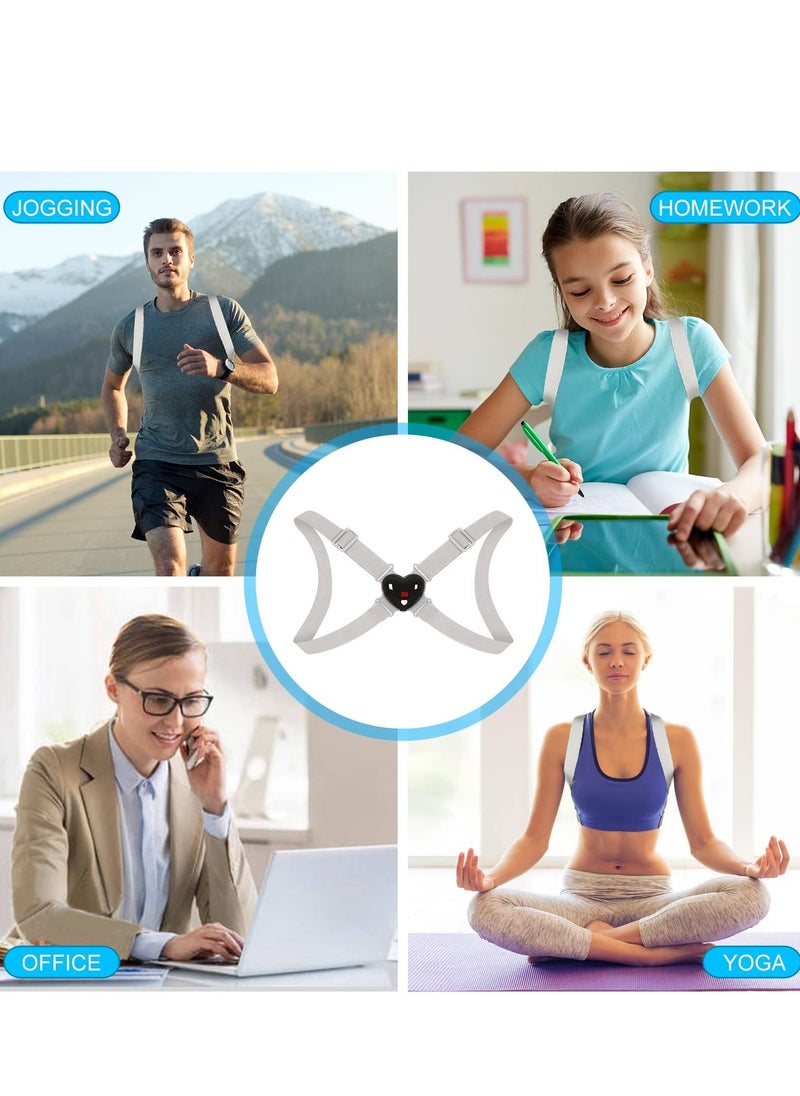 Y&D - Smart Orthosis Induction Correction Belt Adult and Child Sitting Posture Reminder Invisible Anti-hunchback Back Brace with Intelligent Sensor Vibration - Image 1
