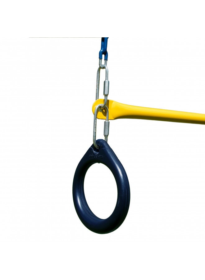 Swing-N-Slide Ring and Trapeze Combo swing Black - Image 2