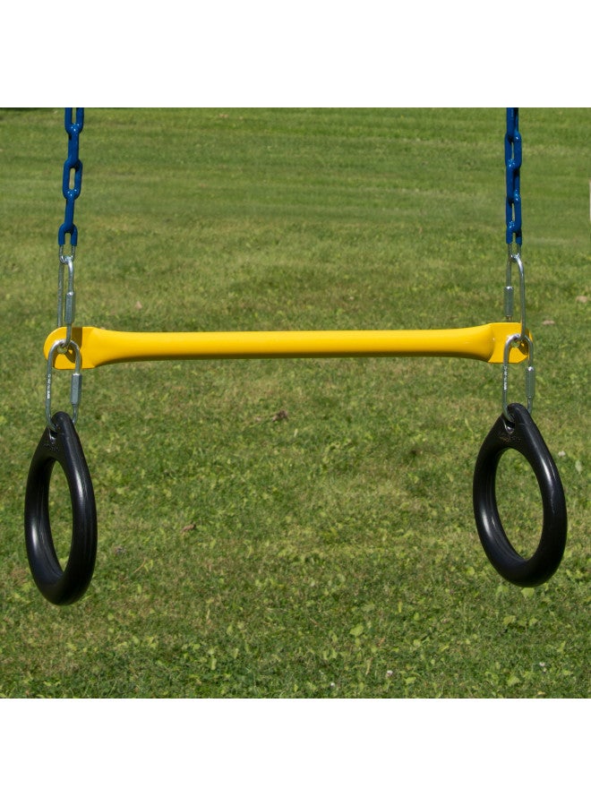 Swing-N-Slide Ring and Trapeze Combo swing Black - Image 5
