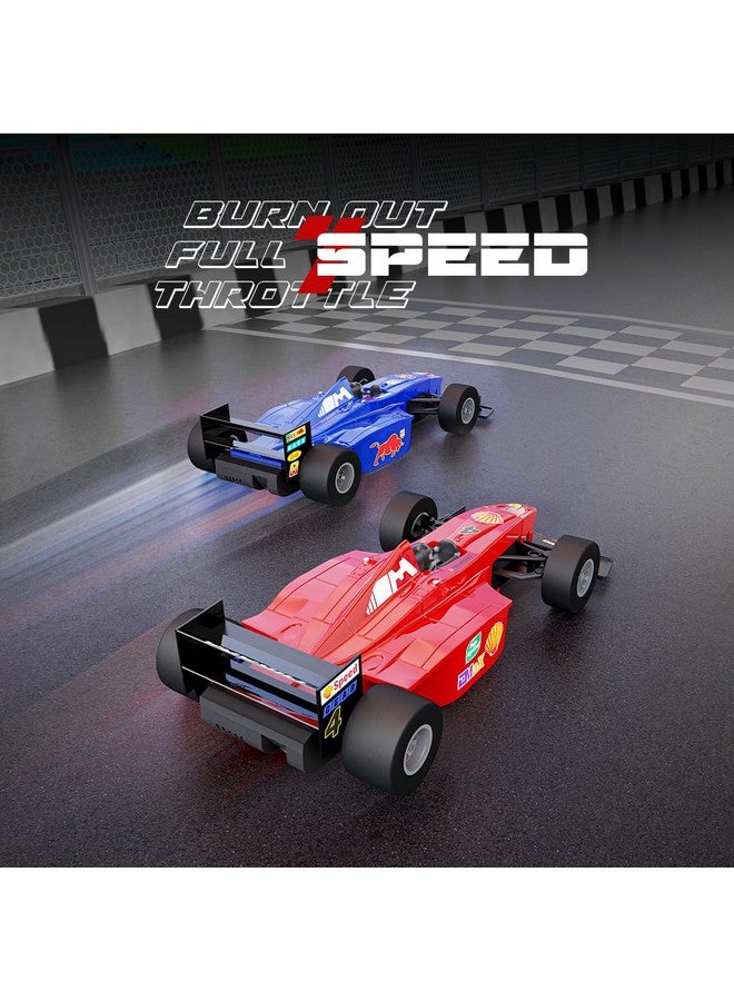 MIRANA Mirana Super Car | USB Rechargable Type-C | in-Built Bluetooth Speaker | 1:12 Size High-Speed Dual Motor Formula 1 RC Car | Long Range Remote & App Controlled F1 Toy for Kids 4+ 5+ 6+ Years (Red)  - Image 3