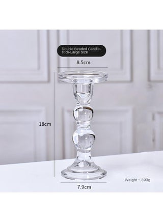 Double Bead Candlestick Large