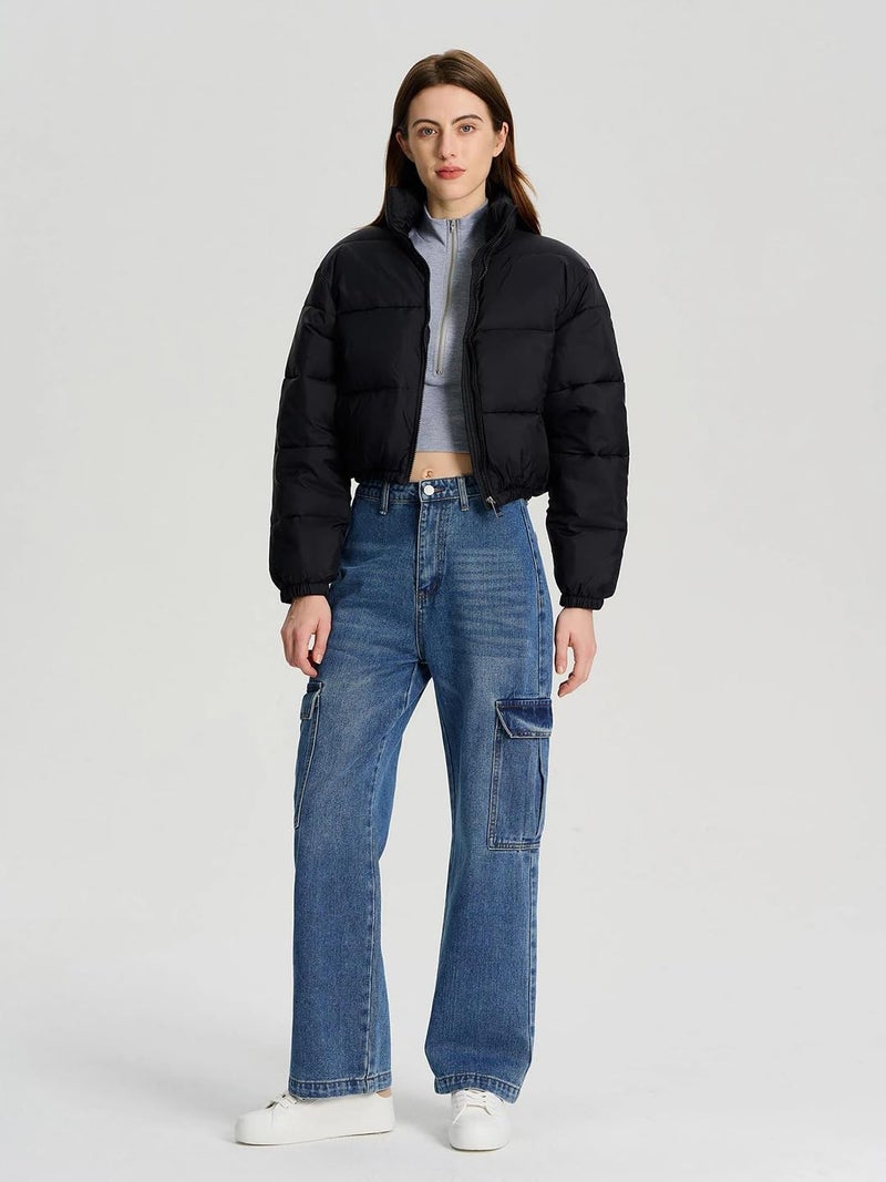 KOTTY Women Full Sleeve Solid Puffer Jacket - Image 2