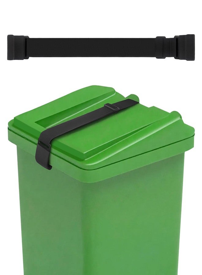 HenSinTc 1 Pack Trash Can Locks for Animals, Adjustable Double Metal Claw Bear Proof Trash Can Lock, Outdoor Trash Can Lock Straps Prevent Raccoons Dogs Mice and Small Animals from Rummaging Trash Bin - Image 1
