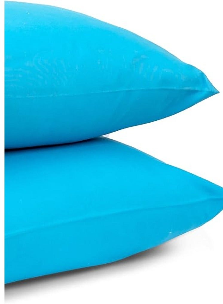 لانتيك Microfiber Pillow Set, 2 Pieces, Size 70*50 Cm - Turquoise 