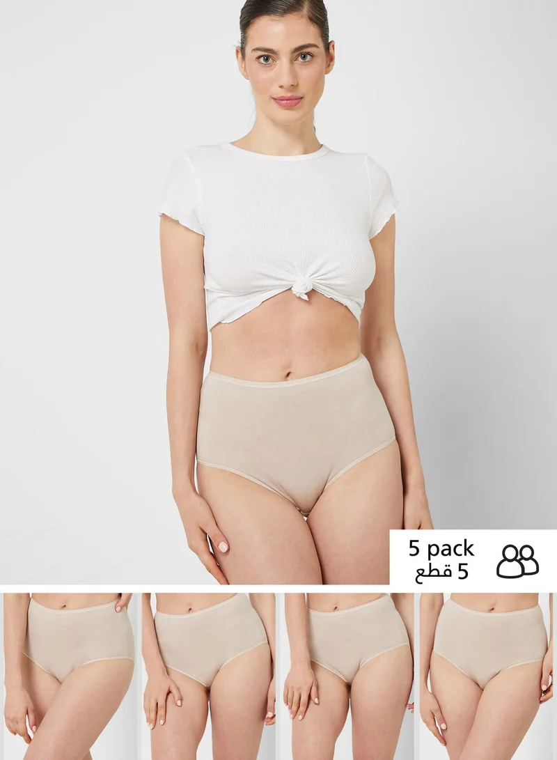 Marks & Spencer 5 Pack Cotton Modal Rich Full Briefs