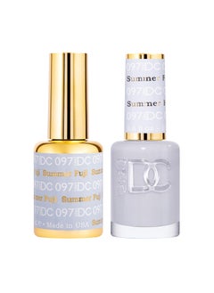 DAISY DND DND DC Gel Polish Set, Blue Collection, UV/LED GelPolish and Air Dry Nail Lacquer, Matching Chip-Free Polish Duo, 0.5 Fl Oz Each 