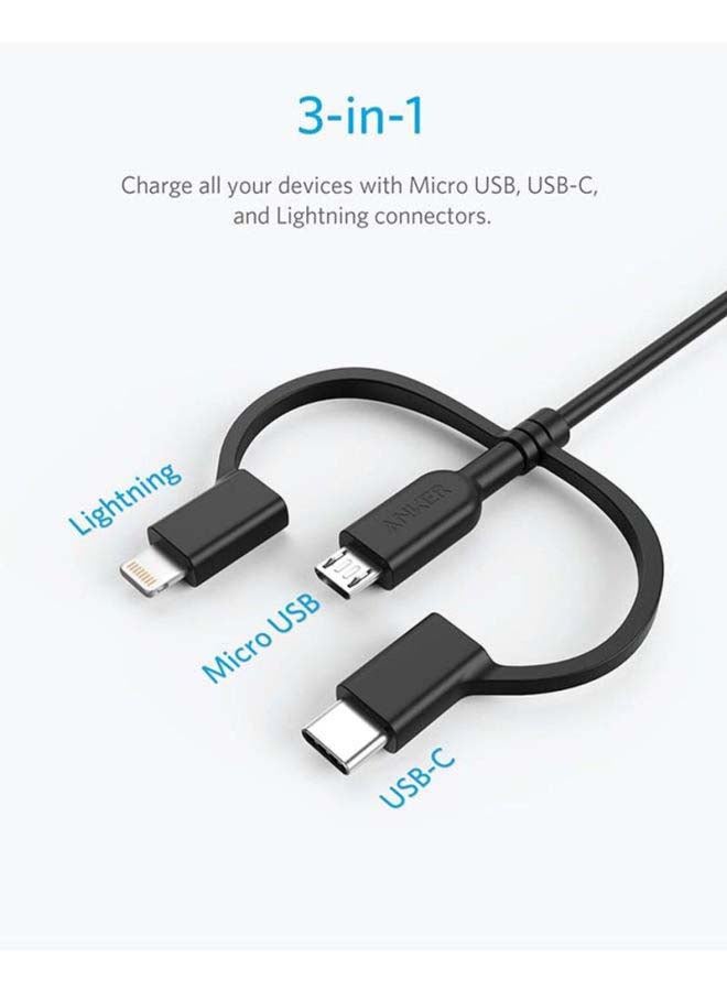 Anker PowerLine II 3-In-1 Cable - Image 2