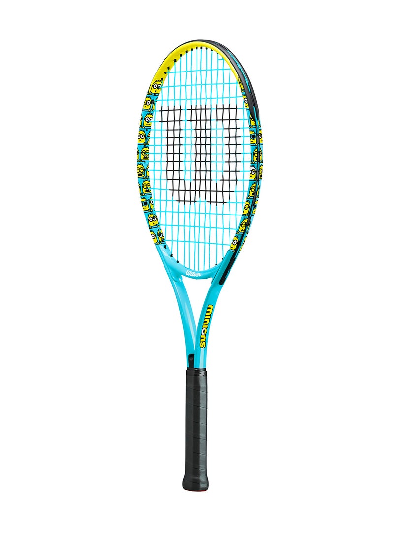 Wilson Minions 2.0 Junior 25 Tennis Racket, 16x17, Junior Beginners - Blue/ Yellow - Image 3