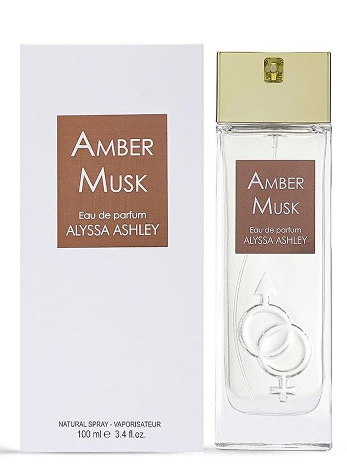 ALYSSA ASHLEY Alyssa Ashley Amber Musk Eau De Parfum Spray 100ml  - Image 1