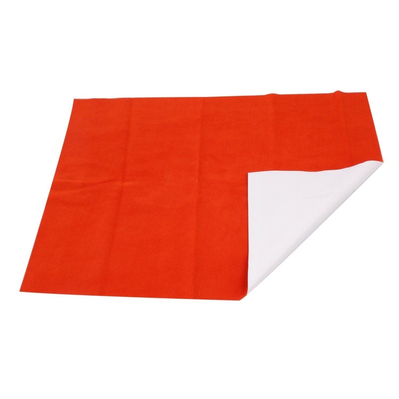 Quick Dry Waterproof Bed Protector Large - Toffee, L, Red - Image 1