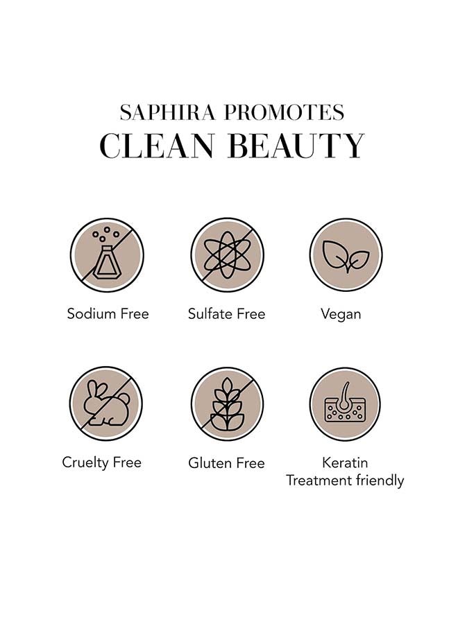 Saphira Divine Curly Conditioner, Sulfate-Free, Paraben-Free, Hydrates, Defines And Softens Curly, Wavy, Multi-Textured, Thick Hair 250 ml - Image 4
