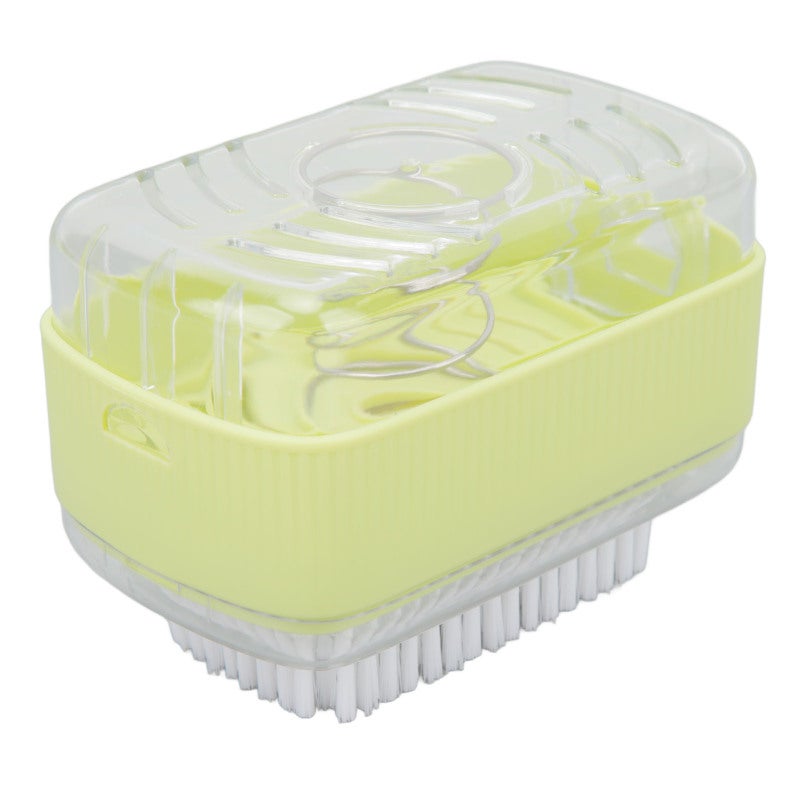 Soap Foaming Box PP Material Hands-Free Foam Creation Rolling Wheel Lather Compact Soap Storage Box - Removable Scrub Brush Foam Soap Dispenser for Bathroom and Kitchen - Image 5