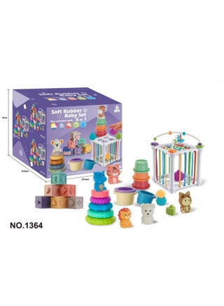 Export Baby Play Soft Glue Stacked Le Sessele Digital Animal Building Blocks Finger Doll Toy-Color:64 Five-in-one Bathroom Water Stacking Building Block Set - pzsku/ZE47E0B21A16C45F789F0Z/45/1745477198/533005d3-11f5-47da-9079-ee1ac2aa377f