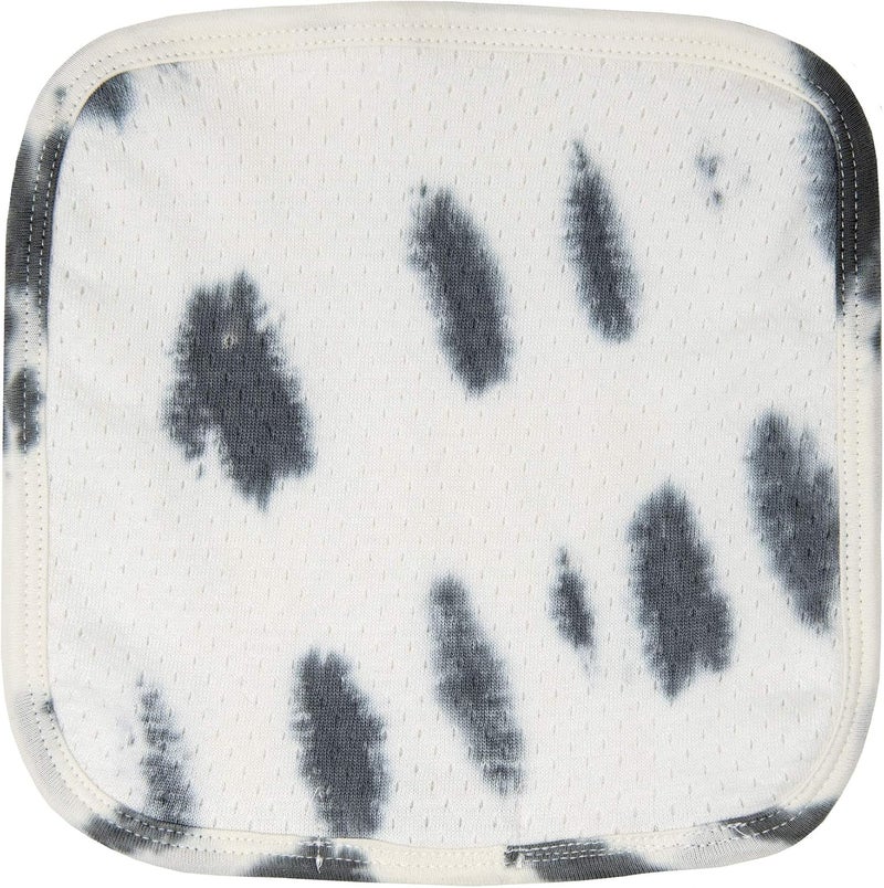 Woombie Kaia Papaya MultiUse Organic Air Wrap Washcloths Pack of 4  Quick Dry and Ultra Absorbent for The Beach Pool Bathtime and More  GrayWhite 8in x 8in - Image 4