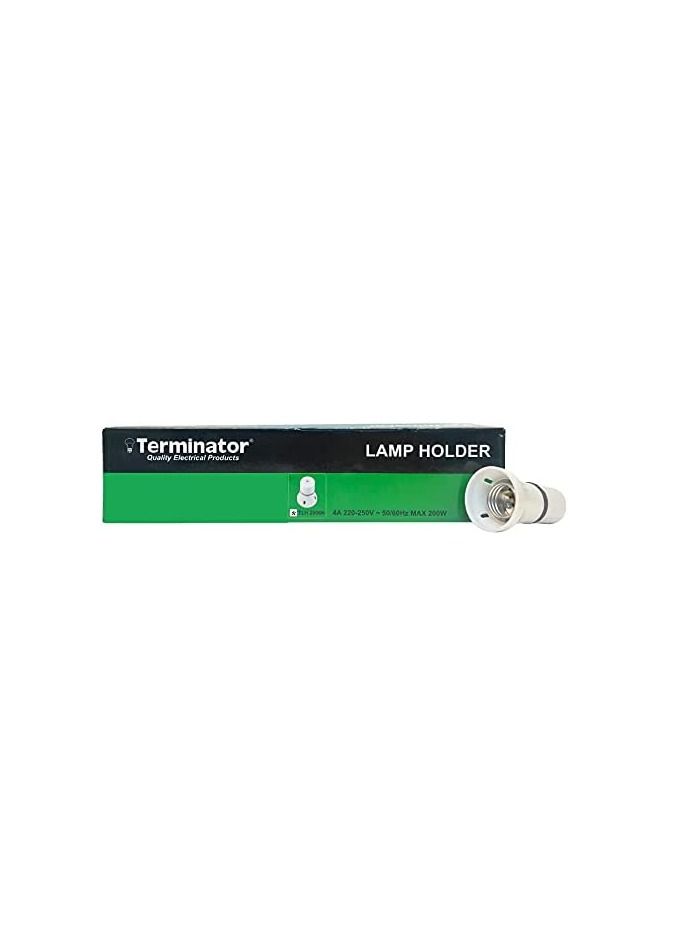Terminator Lamp Holder Pendent E27 Screw TLH 2006N Terminator  - Image 1
