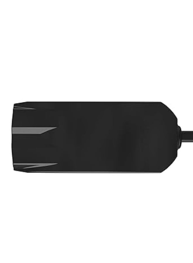 آي لوك مشترك كهرباء cMini Charger PRO بمنفذي شحن Type-C وType-A مع مقبسين كهرباء – طول 3 متر – أسود - Image 1