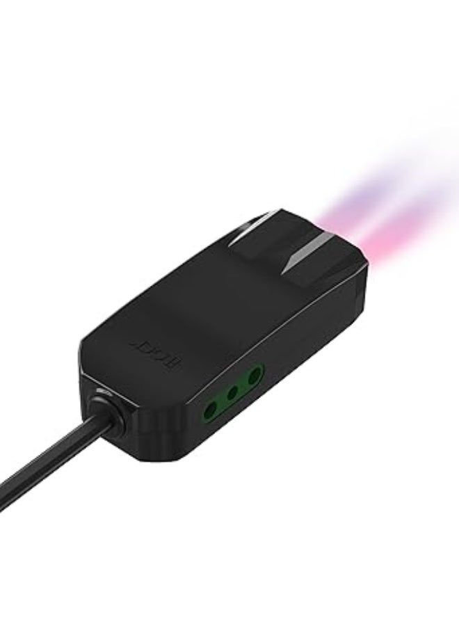 آي لوك مشترك كهرباء cMini Charger PRO بمنفذي شحن Type-C وType-A مع مقبسين كهرباء – طول 3 متر – أسود - Image 3