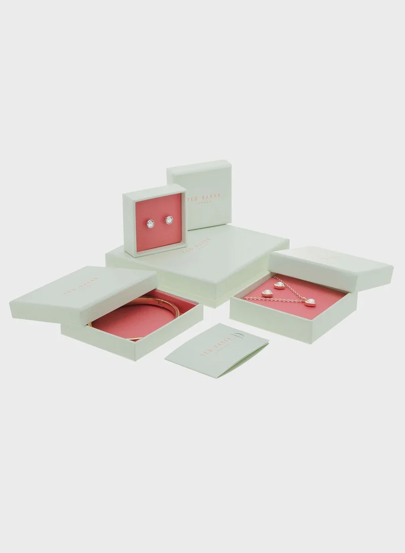 Ted Baker Hansaa Crystal Heart Bracelet