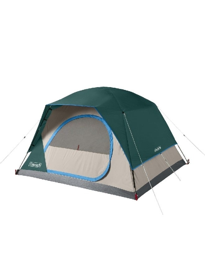 كولمان 2154640 كولمان سكاي دوم خيمة للتخييم الخارجي 4 أشخاص ايفرجرين 8 x 7 قدم - Image 1