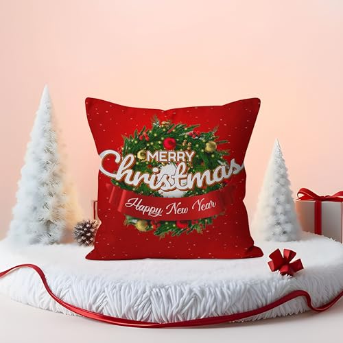 Gift Arcadia Merry Christmas Gift Combo with Mug & Cup, Cushion, Coaster and Greeting Card Pack of 4, 330ml | Best Gift for Christmas, Return Gifts - Image 3